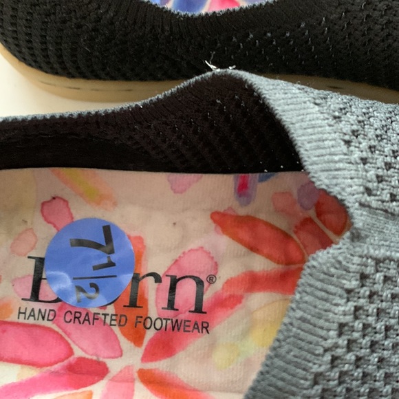 BORN HANDCRAFTED SLIP ON BLACK 7.5 NEW NO BOX - Picture 3 of 11